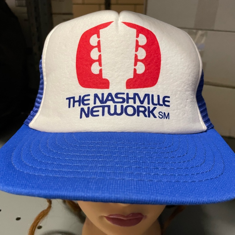 Vintage Old School TNN The Nashville Network SM SnapBack hat cap